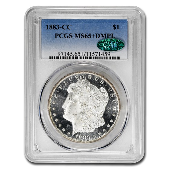 1883-CC Morgan Dollar MS-65+ PCGS CAC (DMPL) 1883-CC Morgan Dollar MS-65+ PCGS CAC (DMPL)
